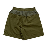 RHUDE Colorblock embroidered letters Shorts